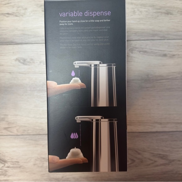 Simplehuman 10 oz Foam Sensor Pump, Touch-Free Foam Hand Soap Dispenser NEW - Picture 3 of 11